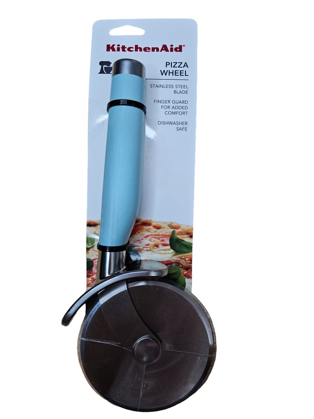 NEW KitchenAid Classic Pizza Wheel in Mineral Water (Light Aqua)